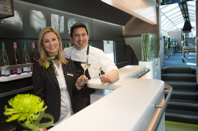 Catering on board: Zum Beispiel mit dem mehrfach ausgezeichneten Küchenchef Tohru Nakamura. Fotocredit: Hilke Opelt