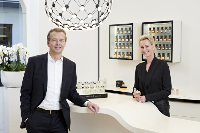 Christian und Ursula Lengling in ihrer ersten Parfümerie Boutique am Dom