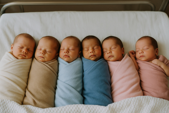 Neugeborene Babys - in München so viel wie nie zuvor.
