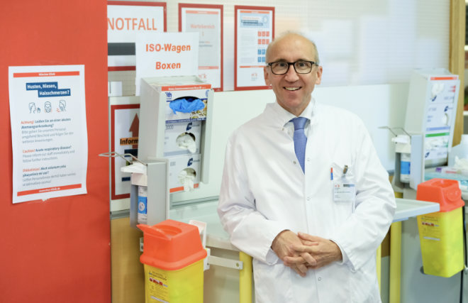 Dr. Florian Demetz, Chefarzt in der Klinik für Notfallmedizin der München Klinik Harlaching.