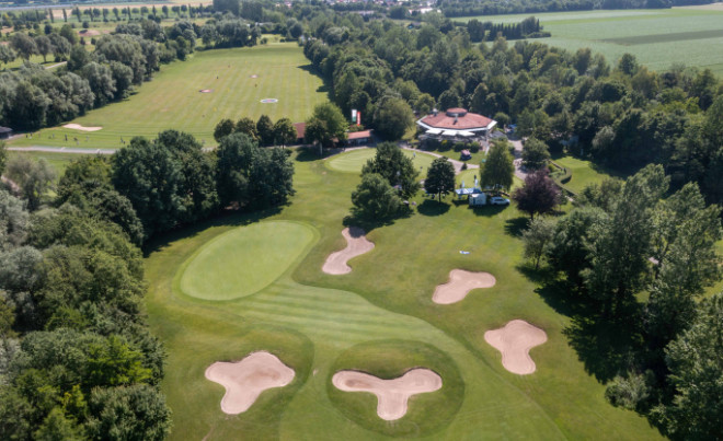 Luftaufnahme Golfpark Aschheim