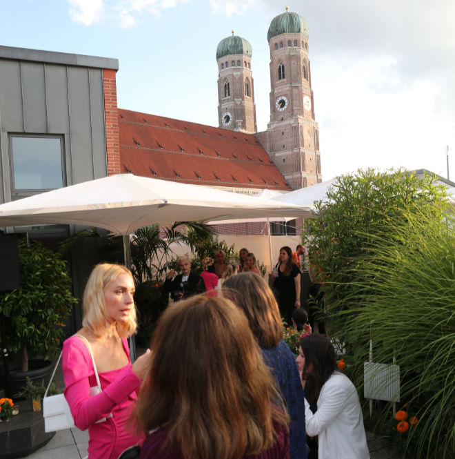 Secret Chandon Garden von Chandon Moet über den Dächern Münchens. Fotocredit: Gisela Schober/Getty Images