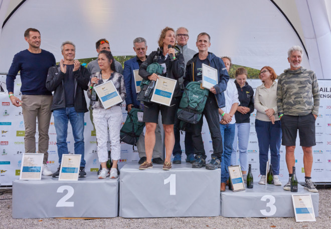 Promis segeln am STarnberger See waren natürlich immer mit einer Crew aus dem Münchner Yachtclub jeweils auf einem Kielboot Kategorie J/70. 