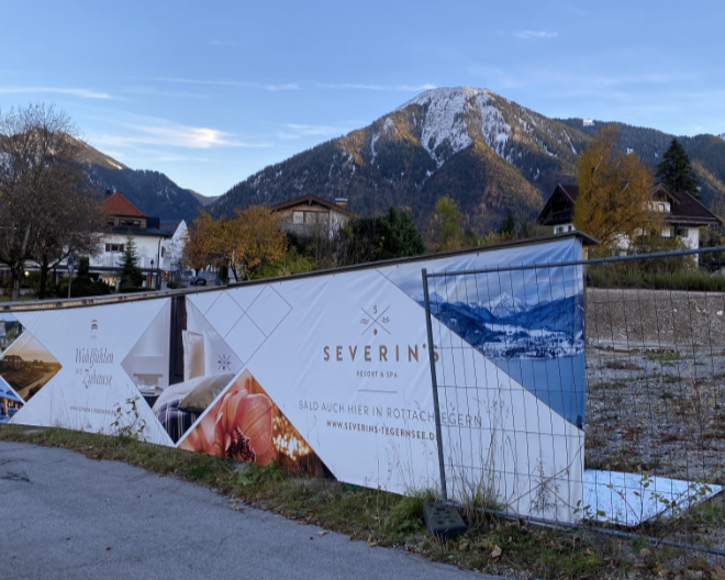 In der Seestraße in Rottach-Egern entsteht das Severin's