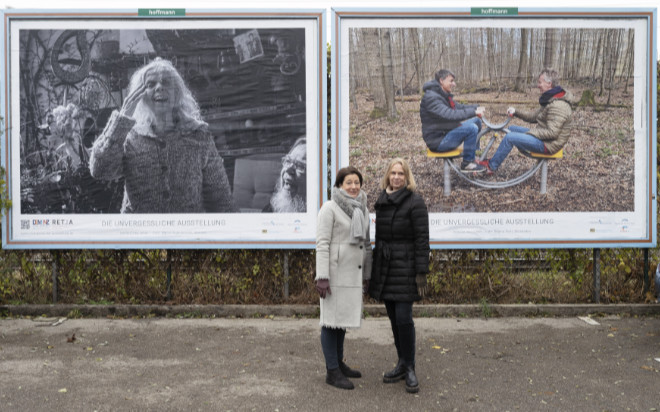 Demenz auf Großplakaten in München