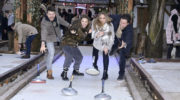 Eisstockschießen beim Winterfest am Nockherberg in München