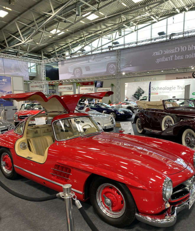 Motorworld München hatte eine extra Halle auf dem Messegelände München