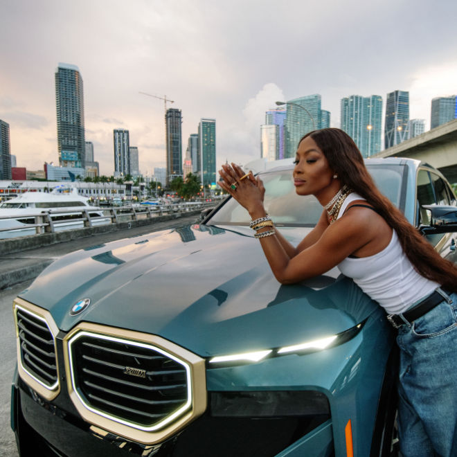 Naomi Campbell wird Co-Creator für die Launch-Kommunikation des ersten BMW XM