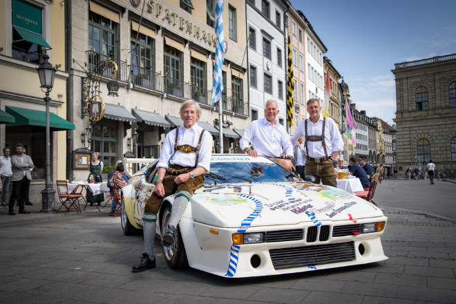 Le Mans Classic mit SKH Prinz Leopold von Bayern, Christian Danner und Peter Oberndorfer 