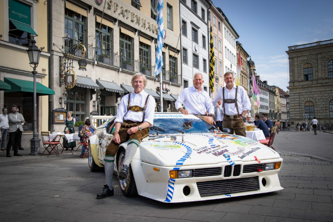 Le Mans Classic mit SKH Prinz Leopold von Bayern, Christian Danner und Peter Oberndorfer