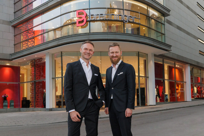 Breuninger München hat mit Rene Weise und Alexander Entov eine Doppelspitze! Fotocredit: Breuninger