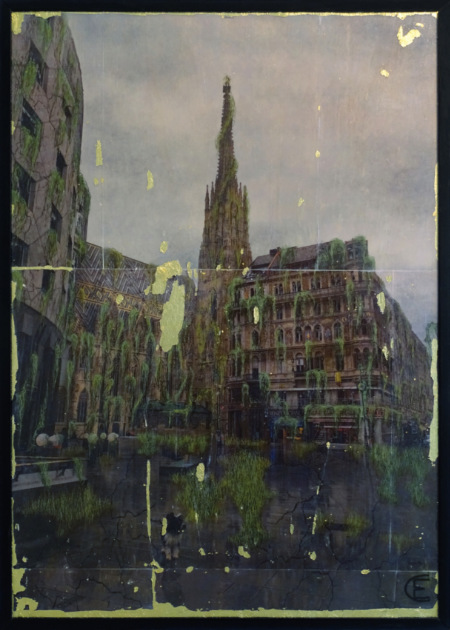 Kunstwerk von Christina Elsässer, Stephansdom in Wien, 2023