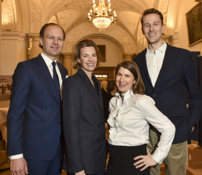 Die Macher hinter der neuen Konferenz: Johannes von Mallinckrodt, Juana Schwan, Angela Dienst und Quintus Dienst (v.l.n.r.). Foto: BrauerPhotos / G. Nitschke