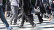 Commuting scenery in Japan (businessman)