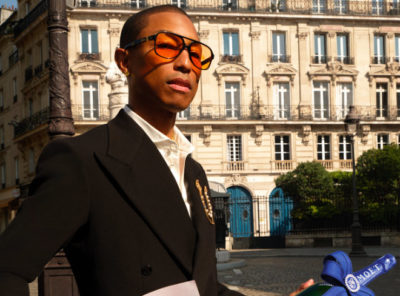 Champagner & Design: Pharrell Williams Geburtstags-Statement
