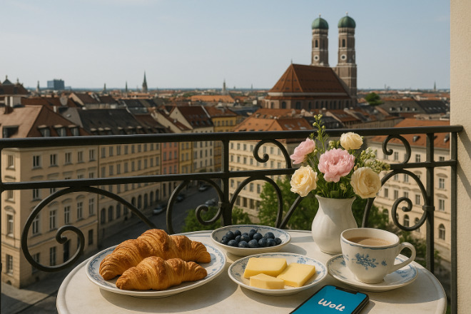 Eleganter Start in den Tag: Regional einkaufen – digital bestellen. Der neue Lieferservice von Knuspr über Wolt bringt Frische dorthin, wo sie geschätzt wird.
