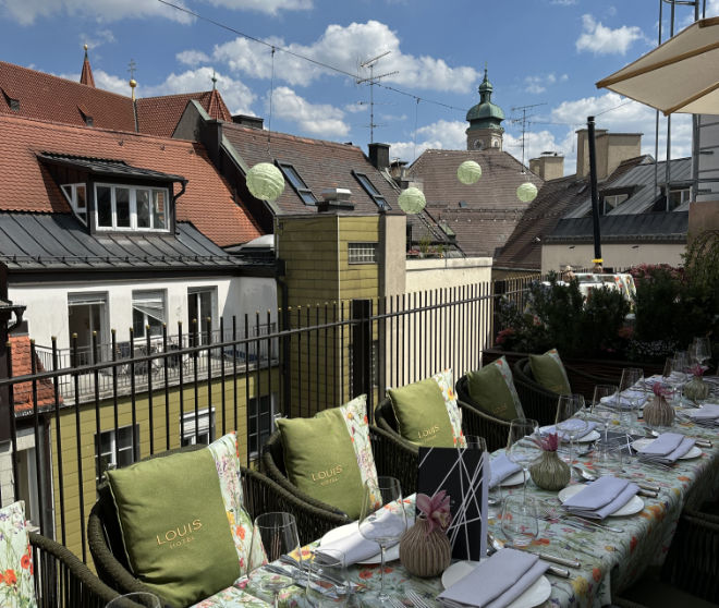 The Louis Hotel Dachterrasse