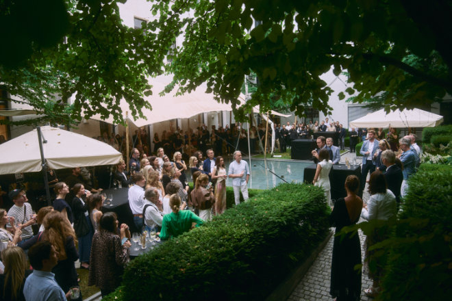 Geführt wird die Marke in zweiter Generation von Giovanni Molteni, welcher zum Opening am 26. Juni nach München kam. Foto: Max Zambelli.