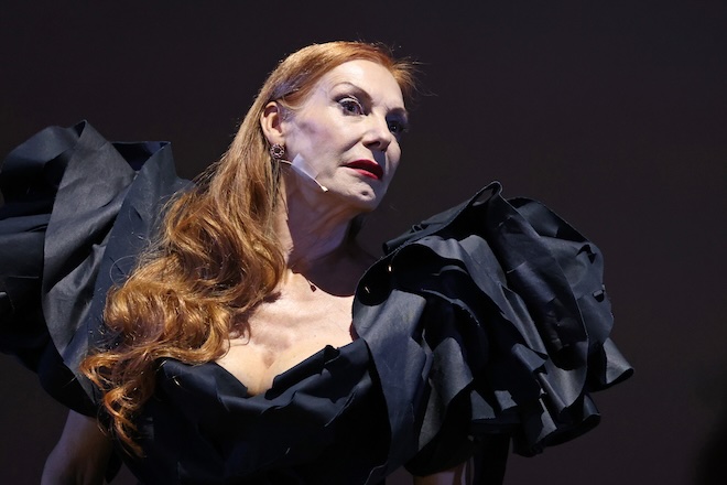 Mit einer eindrucksvollen Performance begeisterte Ute Lemper am 24. August 2025 in der barocken Residenz bei der Premiere der amfAR Gala Salzburg. Das glamouröse Charity-Event wurde von amfAR in Kooperation mit LIFE+ im Rahmen der Salzburger Festspiele erstmals in Österreich ausgerichtet. Fotocredit: Gerald Matzka/Getty Images