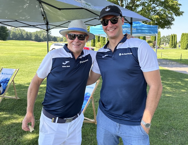 Volker Rech mit Golfer