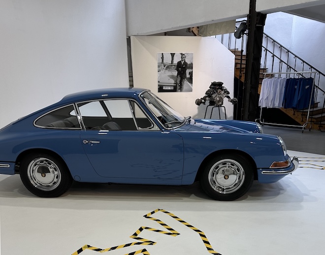 Der 6.te Porsche 911, welcher einst im Privatbesitz der Familie Mezger war. Heute gehört er RUF Automobile. Fotocredit: Exklusiv München
