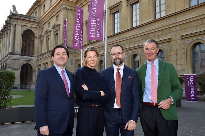 Haben die Boutiquemesse wieder gemeinsam auf die Beine gestellt: v.l.n.r.: Alexander Kunkel, Juana Schwan, Thole Rothemund und Christian Eduard Franke. Foto: BrauerPhotos / G.Nitschke