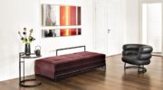 Design trifft Charakter: Sonderverkauf bei ClassiCon in München-Riem ClassiCon-adjustable-table-e-1027-black-version-day-bed-velvet-red-bibendum-armchair-photo-hassos