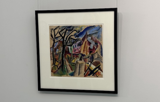 Ein seltener Fund mit Geschichte: Reiter in Landschaft (1917) von Otto Dix – eine Gouache, entdeckt in einem Antiquariat. Das Werk zeigt früh die expressive Handschrift des Künstlers. Schätzpreis: € 20.000–30.000.