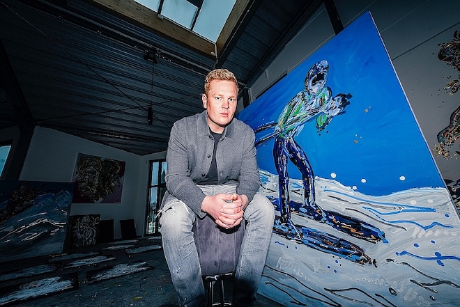 Werk aus der Serie „Olympia“ - Fotocredit: Leslie Barabasch