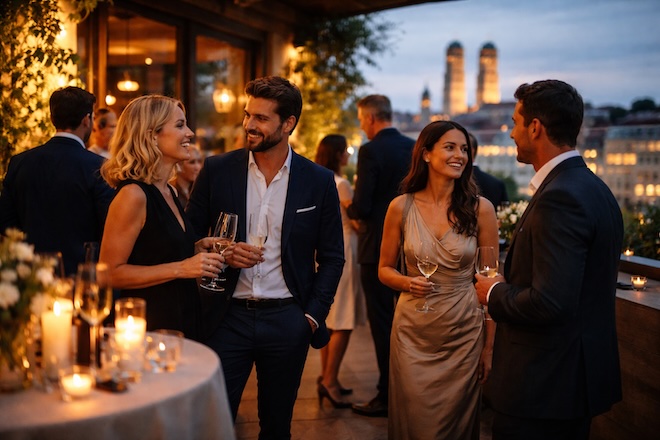 Nicht Größe, sondern Atmosphäre, Ort und Gästemix machen exklusive Events in München heute besonders begehrt.