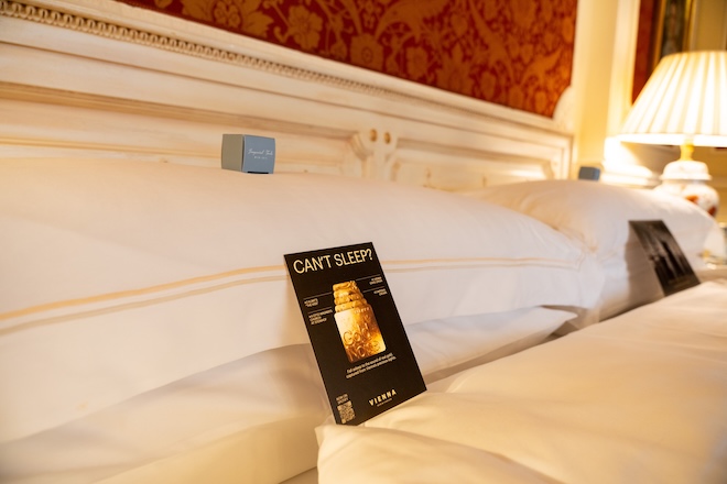 Turndown Card vom Hotel Imperial. Fotocredit: Vienna Tourist Board, Hermann Höger