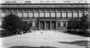 Ansicht der Alten Pinakothek von Süden, Fotografie von 1938 München, Bayerische Staatsgemäldesammlungen (Fotoarchiv)