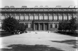 Ansicht der Alten Pinakothek von Süden, Fotografie von 1938 München, Bayerische Staatsgemäldesammlungen (Fotoarchiv)