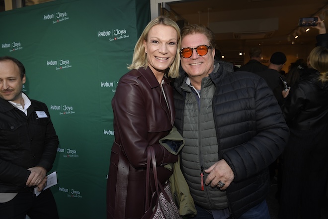 Auch Sport-Star Maria Höfl-Riesch mit Schauspieler Francis Fulton-Smith waren Opening-Gäste. Fotocredit: Agency People Image (c) Michael Tinnefeld