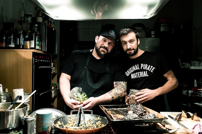 Marc und Vincent überzeugten beim 1. Probeessen für ihr ISAR-KAYA (Was für ein Wortspiel :-) )