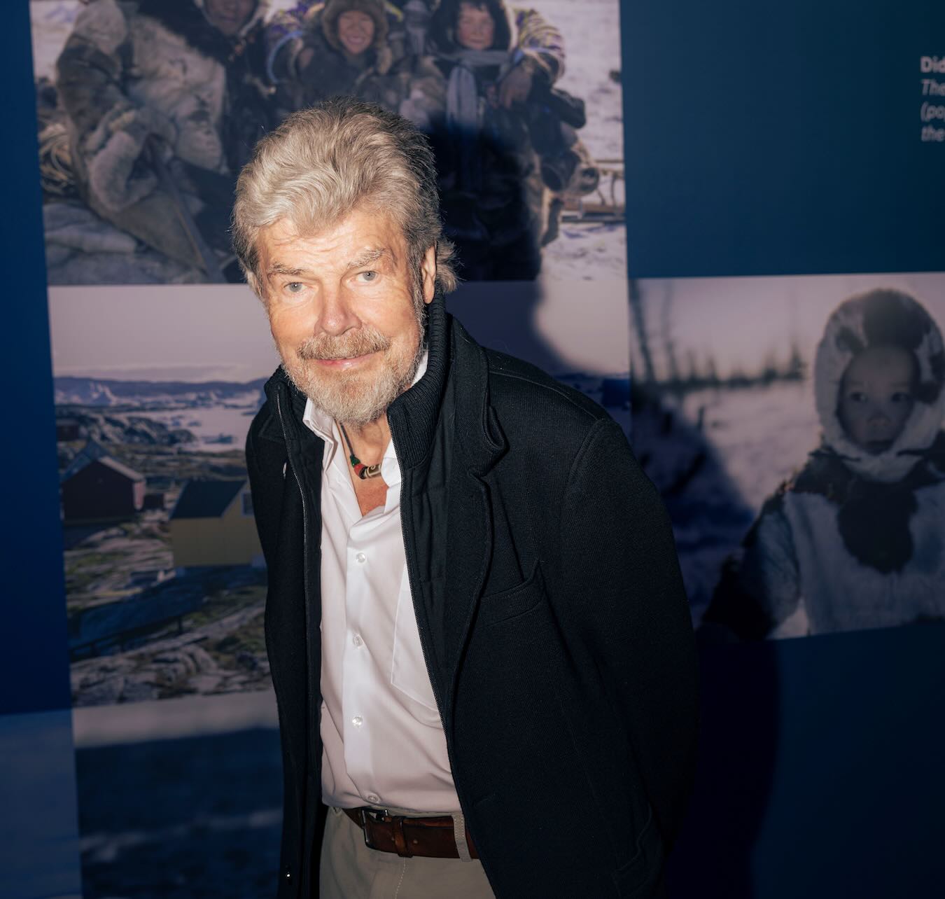 Reinhold Messner bei der Premiere der Ausstellung „Polarwelten“ in München.